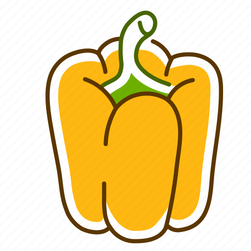 Bell pepper, food, pepper, vegetable icon - Download on Iconfinder