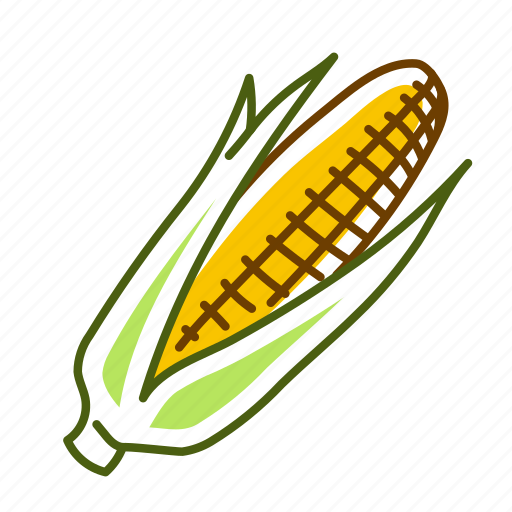 Cob, corn, food, vegetable icon - Download on Iconfinder