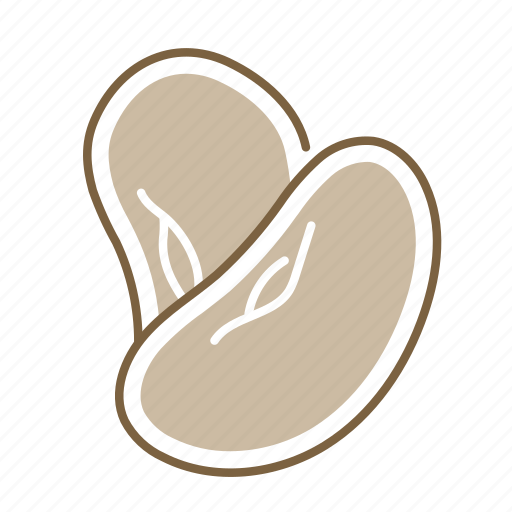 Bean, food, vegetable, white bean icon - Download on Iconfinder