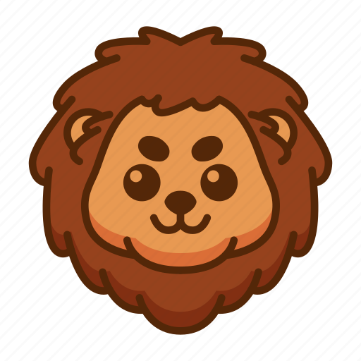 Lion, emoji, emoticon, angry, mad, happy, smile icon - Download on Iconfinder