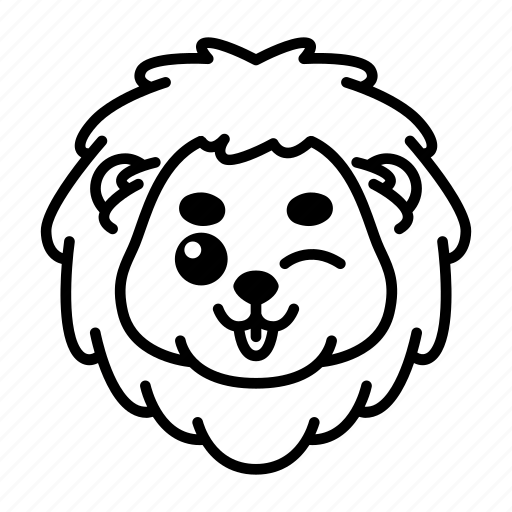 Lion, emoji, emoticon, happy, smiley, cartoon, avatar icon - Download on Iconfinder