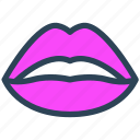 girl, kiss, lips, mouth