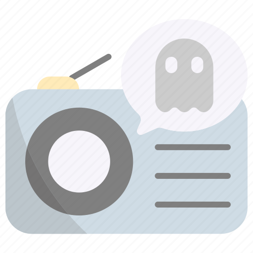 Horror, ghost, story, genre, radio, podcast icon - Download on Iconfinder