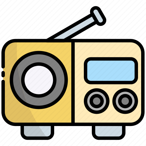 Radio, music, audio, communication, device, antenna icon - Download on Iconfinder