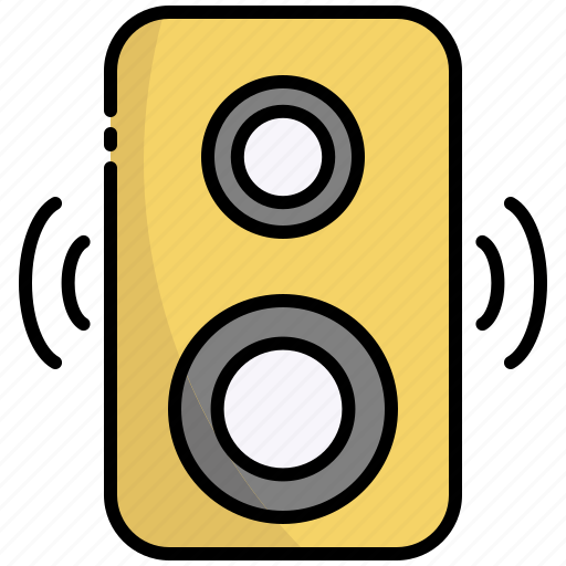 Subwoofer, speaker, music, woofer, sound, audio icon - Download on Iconfinder