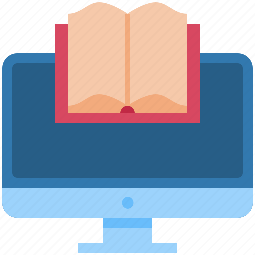 Book, online book, education, ebook, e-book, online learning, online education icon - Download on Iconfinder