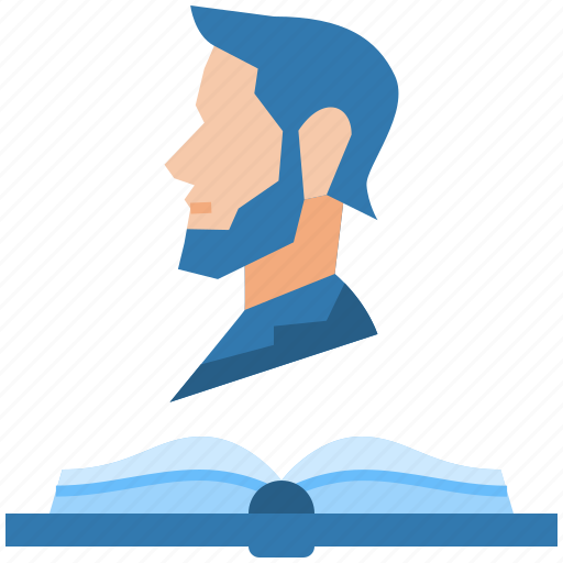 Biography, book, autobiography, literacy, read, people, books icon - Download on Iconfinder