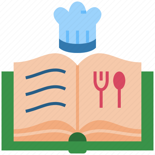 Recipe, book, recipe book, cooking book, kitchen, cooking, chef book icon - Download on Iconfinder