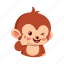 monkey, sticker, emoji, emoticon, thumb 
