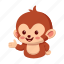 monkey, sticker, emoji, emoticon 