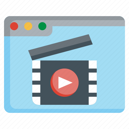 Online, movie, live, streaming, music, multimedia, stream icon - Download on Iconfinder