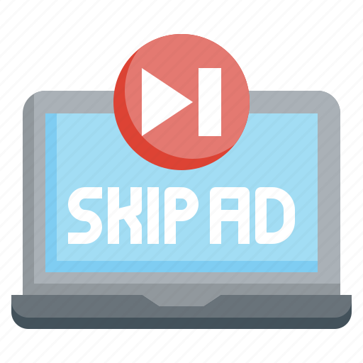 Skip, ads, views, megaphone, marketing icon - Download on Iconfinder