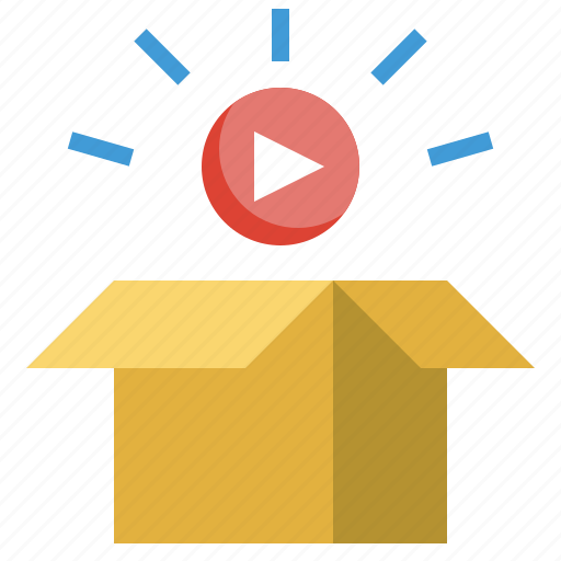 Unboxing, box, package, arrow, shipping, delivery icon - Download on Iconfinder