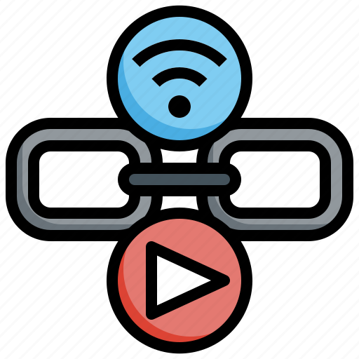 Live, links, electronics, monitor, video, wifi icon - Download on Iconfinder