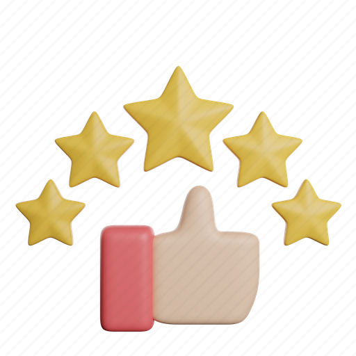 Ratings, front, feedback, rating, rate, review 3D illustration - Download on Iconfinder