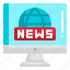 live news, broadcast, news report, entertainment, communications, monitor, computer 