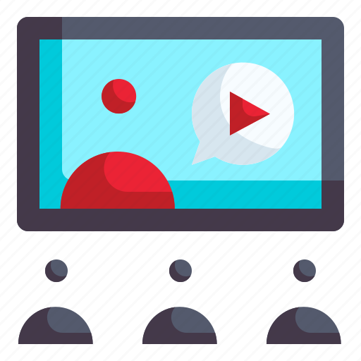 Online class, conference, online course, video, online learning, education, online icon - Download on Iconfinder
