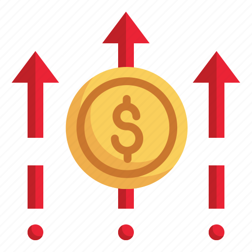 Revenue, increase, growth, money, arrow up, business and finance icon - Download on Iconfinder