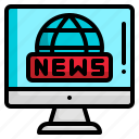 live news, broadcast, news report, entertainment, communications, monitor, computer