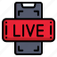 smartphone, live streaming, music and multimedia, broadcast, live, electronics, devices 