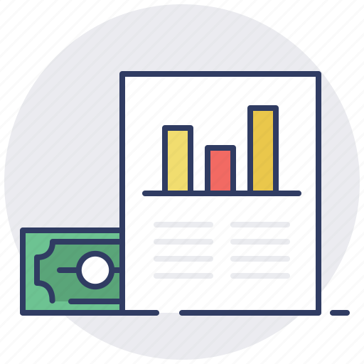 Earnings, money, monitoring, sales report icon - Download on Iconfinder