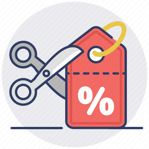 Coupon, discount, sale, scissors icon - Download on Iconfinder
