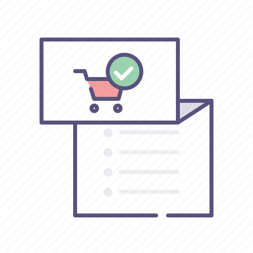 Cart, invoice, list, shopping, tracklist icon - Download on Iconfinder
