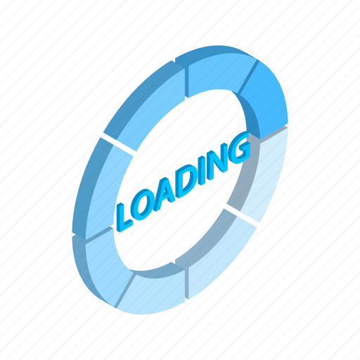Circle, element, graphic, isometric, progress, round, web icon - Download on Iconfinder