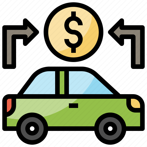 Banking, car, coin, loan, transportation icon - Download on Iconfinder