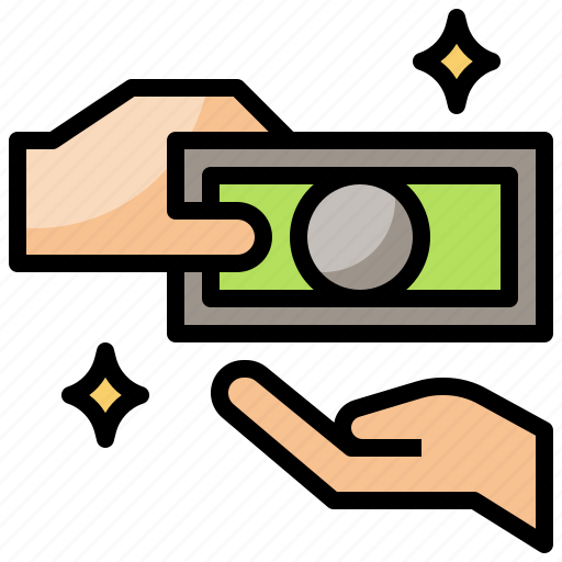 Gestures, give, hands, money, payment icon - Download on Iconfinder