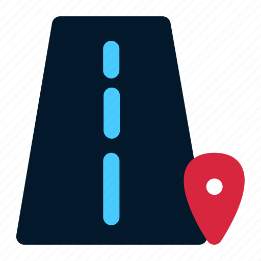 Location, map, pin, road icon - Download on Iconfinder