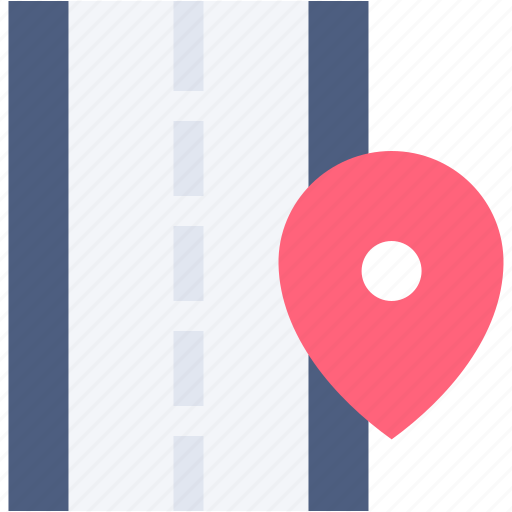 Road, navigation, location, direction, maps, and icon - Download on Iconfinder