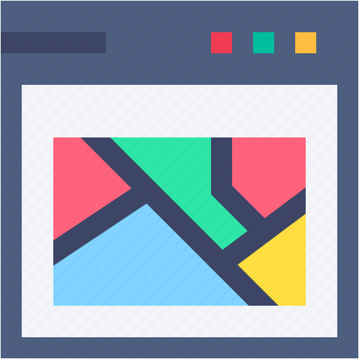 Maps, browser, web, seo, and, layout icon - Download on Iconfinder