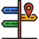 signpost, direction, travel, traffic, sign, signaling, location