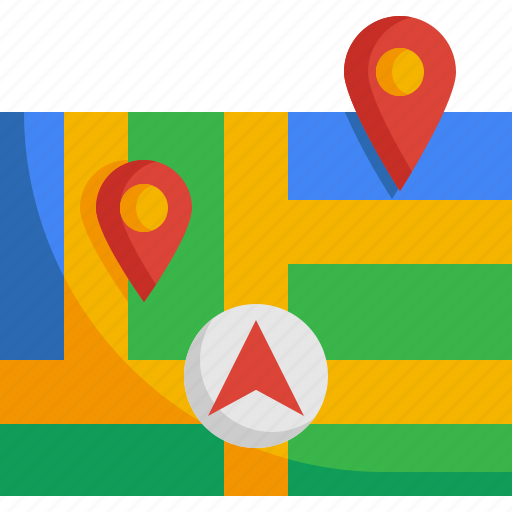 Pin, location, map, point, placehoder, signs, gps icon - Download on Iconfinder