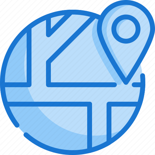 Location, pin, map, point, placehoder, signs, gps icon - Download on Iconfinder