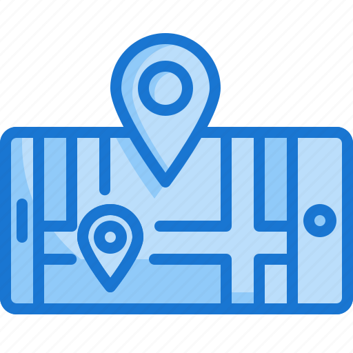 Navigator, map, smart, phone, location, electronic, gps icon - Download on Iconfinder