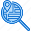 search, map, magnifying, glass, destination, placeholder, find 