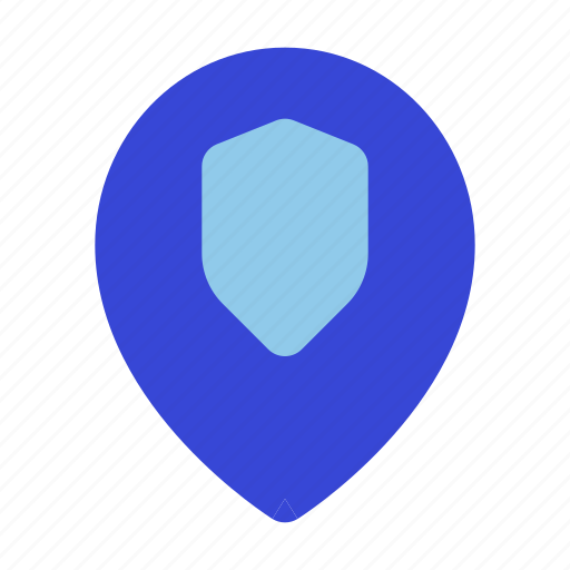 Map, marker, shield icon - Download on Iconfinder