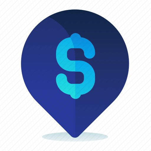 Bank, destination, finance, location, map, navigation icon - Download on Iconfinder