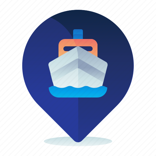 Harbour, location, map, navigation, ship icon - Download on Iconfinder