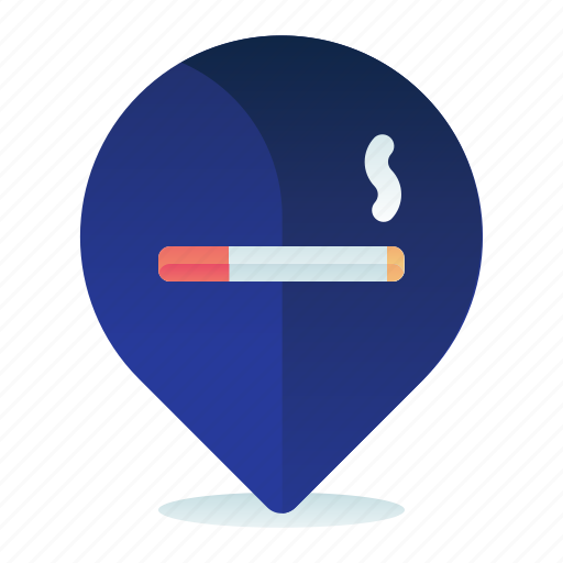 Area, destination, location, map, navigation, smoking icon - Download on Iconfinder