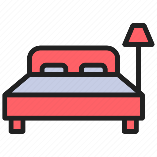 Hotel, room, bed, bedroom icon - Download on Iconfinder