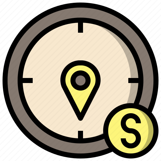 Compass, cursor, gps, interface, south icon - Download on Iconfinder