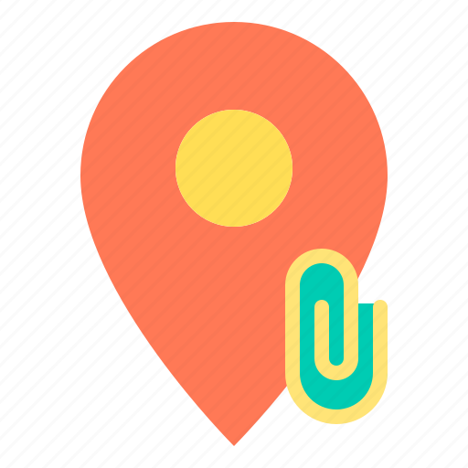 Attrach, location, marker, navigator, pointer icon - Download on Iconfinder