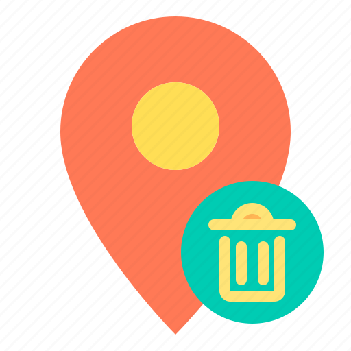 Bin, location, marker, navigator, pointer, recycle icon - Download on Iconfinder