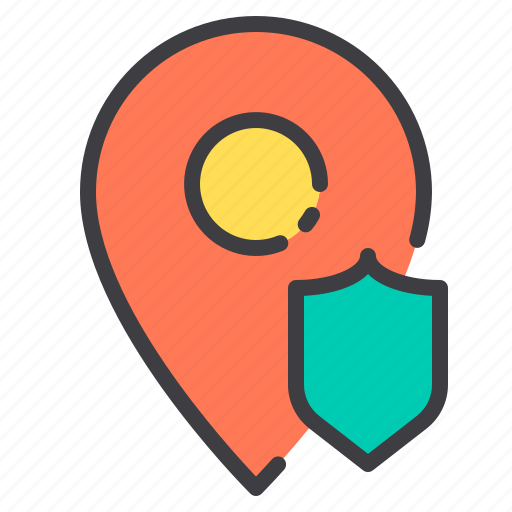 Location, marker, navigator, pointer, protect icon - Download on Iconfinder