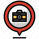 camera, image, photo, location, pin