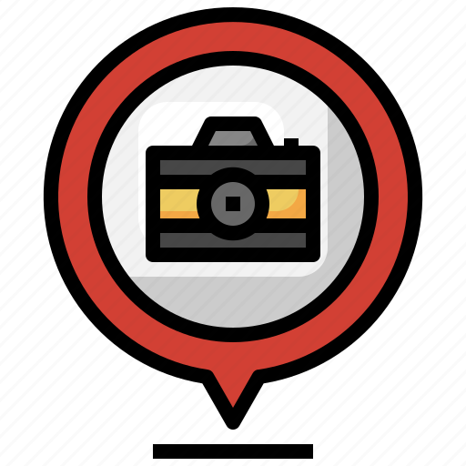 Camera, image, photo, location, pin icon - Download on Iconfinder