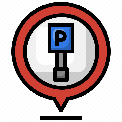 Parking, post, pin, sign, car icon - Download on Iconfinder
